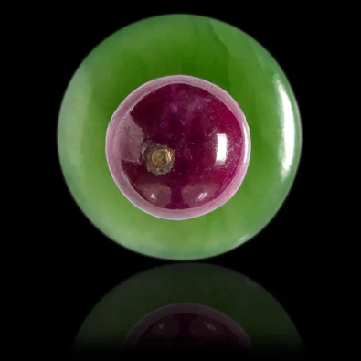 Jade green yellow gold - Image 3