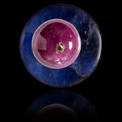 Sapphire blue yellow gold - Image 3